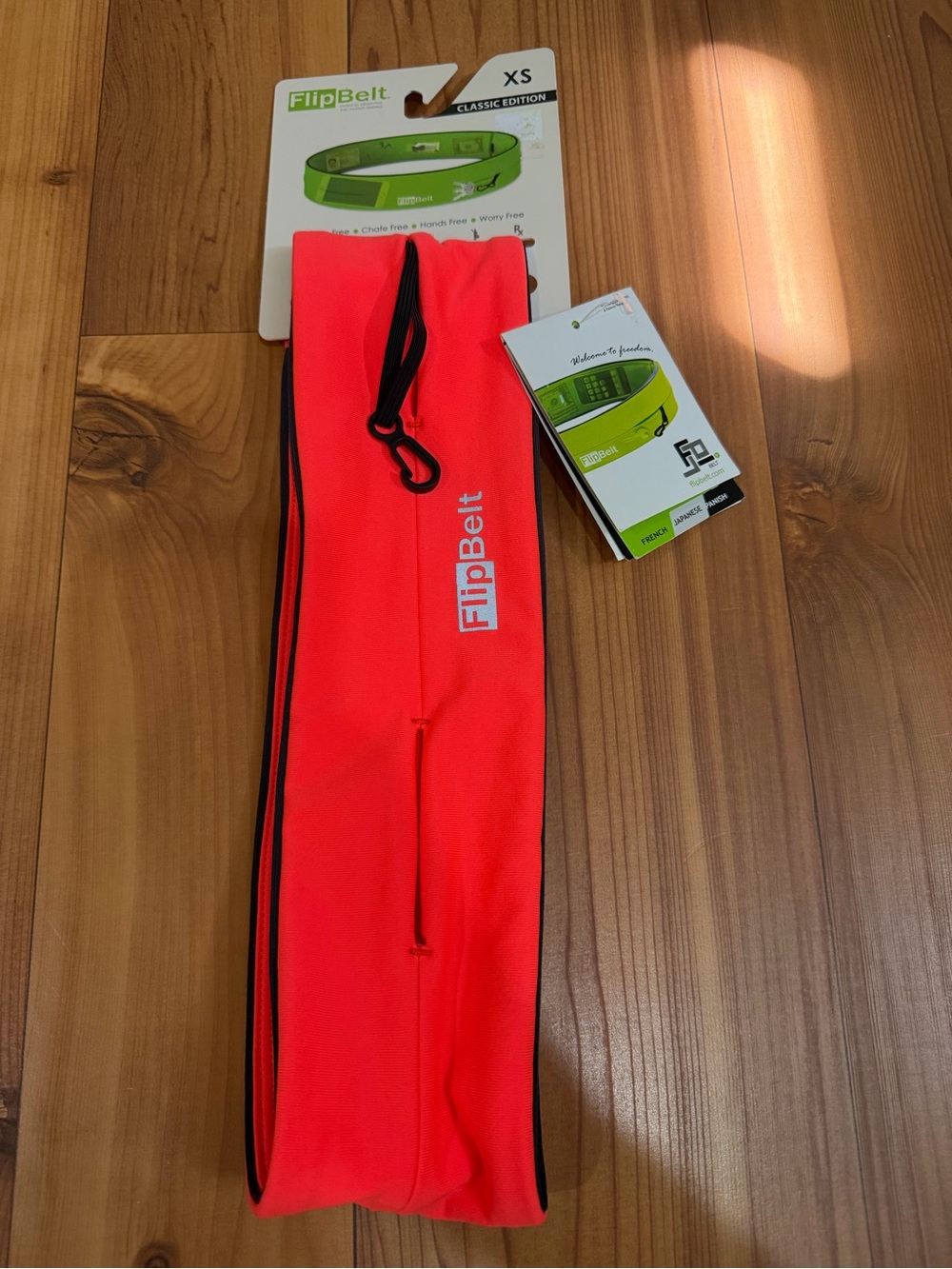 FlipBelt Classic Fitness Waist Pack Hot Pink Size Extra Small NWT